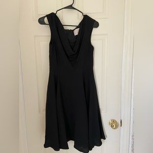 Gal Meets Glam cowl neck sleeveless dress